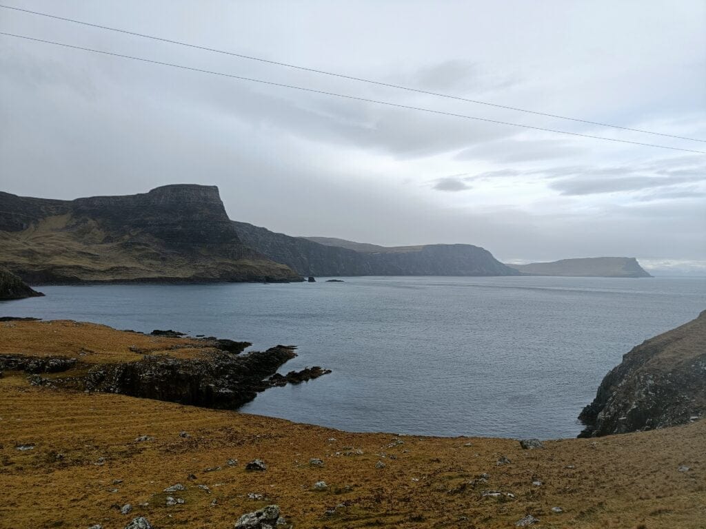 Acantilados Neist Point Acantilados de Neist Point en Isla de Skye