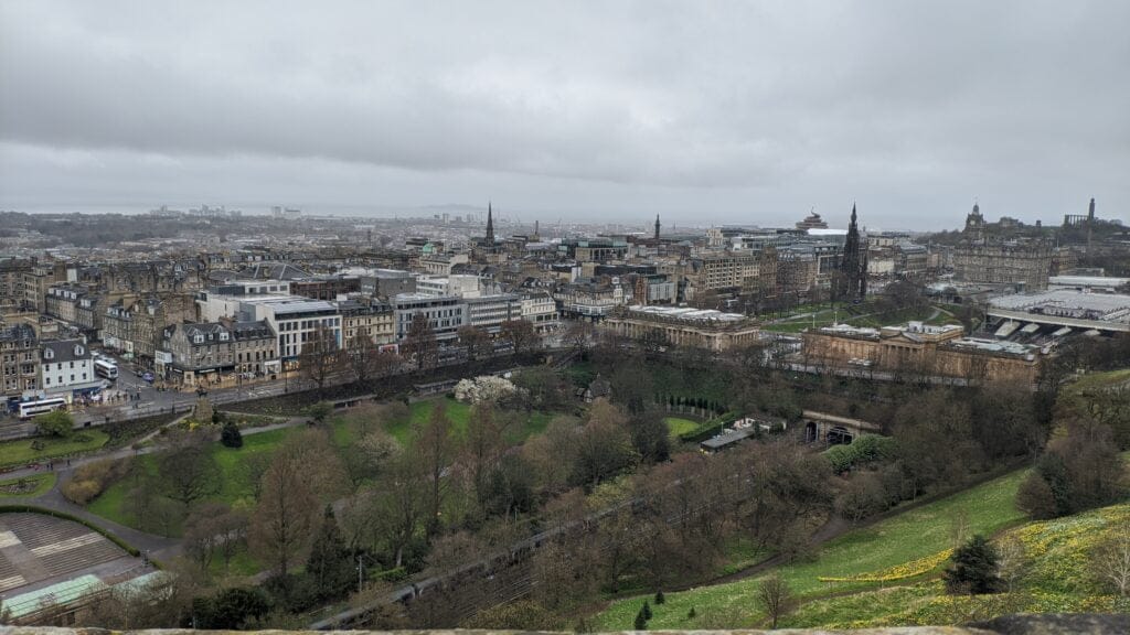 Panorámica Edimburgo Castillo