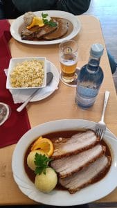 Donde comer en la Iglesia de Wies: Gasthof Moser
