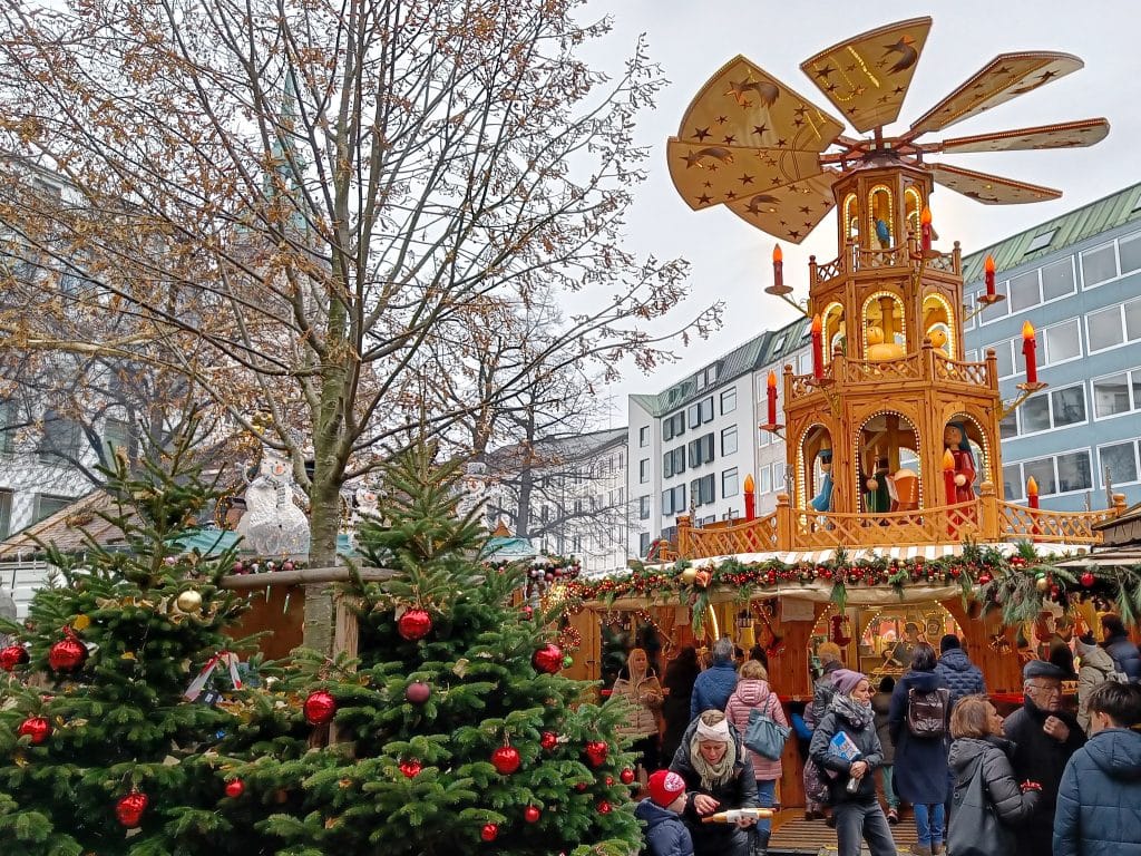 Ruta por Baviera en Navidad: mercado navideño de Munich