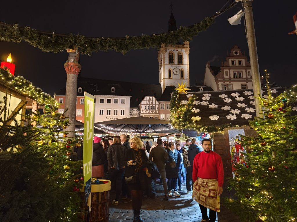 Valle del Mosela Navidad: mercado Tréveris