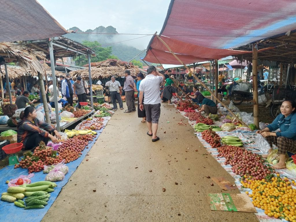 Qué ver en Pu Luong mercado de Pho Doan